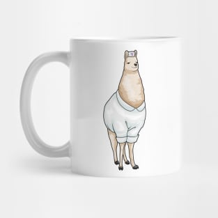 Llama Nurse Heart Mug